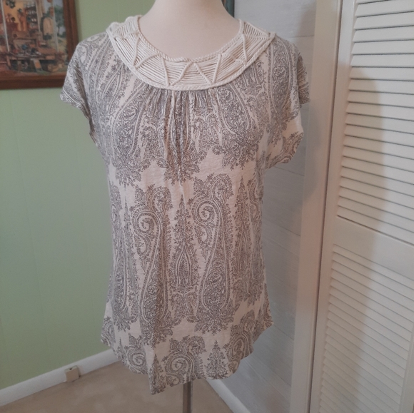 Lucky Brand Tops - Lucky Brand macrame top blouse small *4